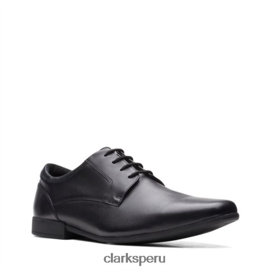 sidton encaje cuero negro clarks de cuero negro unisexo Clarks 40N4LX5470 cuero negro