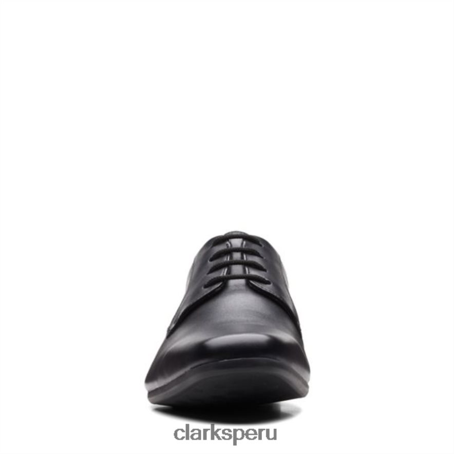 sidton encaje cuero negro clarks de cuero negro unisexo Clarks 40N4LX5470 cuero negro