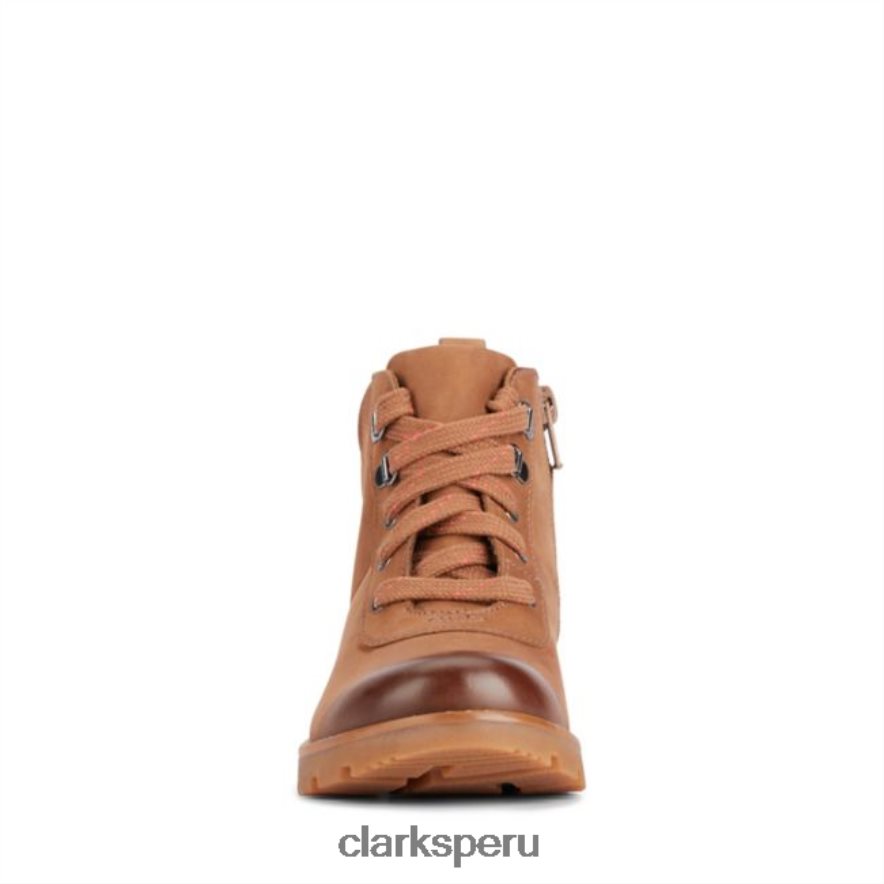 clarks cuero canela heath go gore-tex niño cuero canela unisexo Clarks 40N4LX5793 cuero marrón