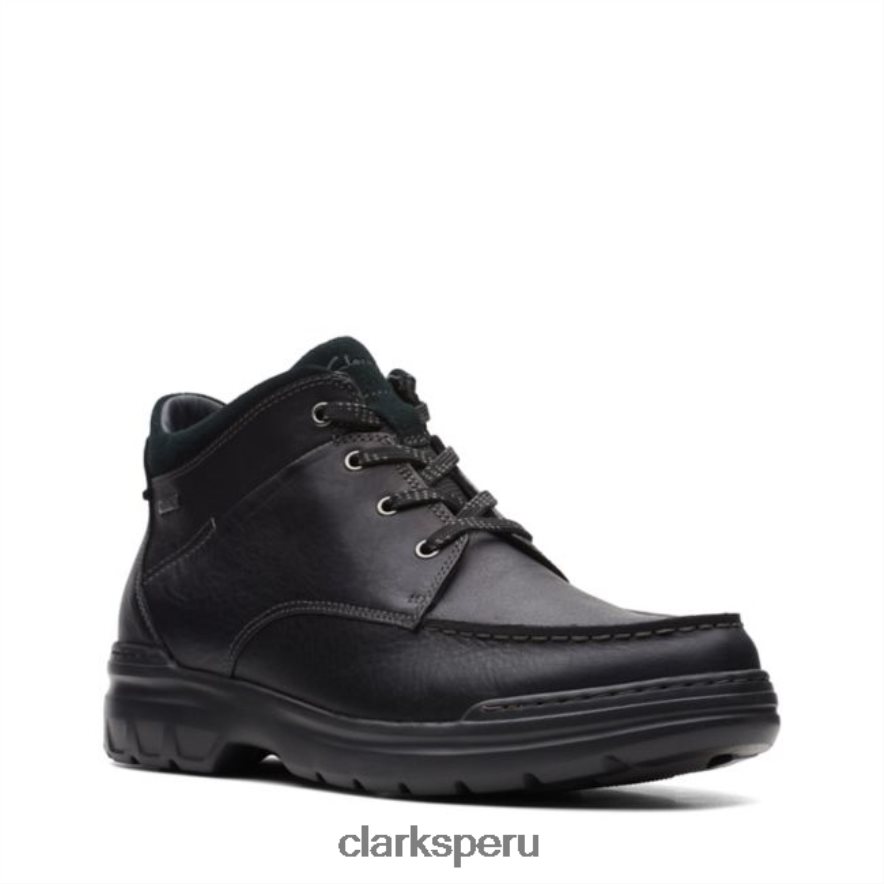 clarks cuero negro rockie 2 hi gore-tex cuero negro unisexo Clarks 40N4LX6769 cuero negro