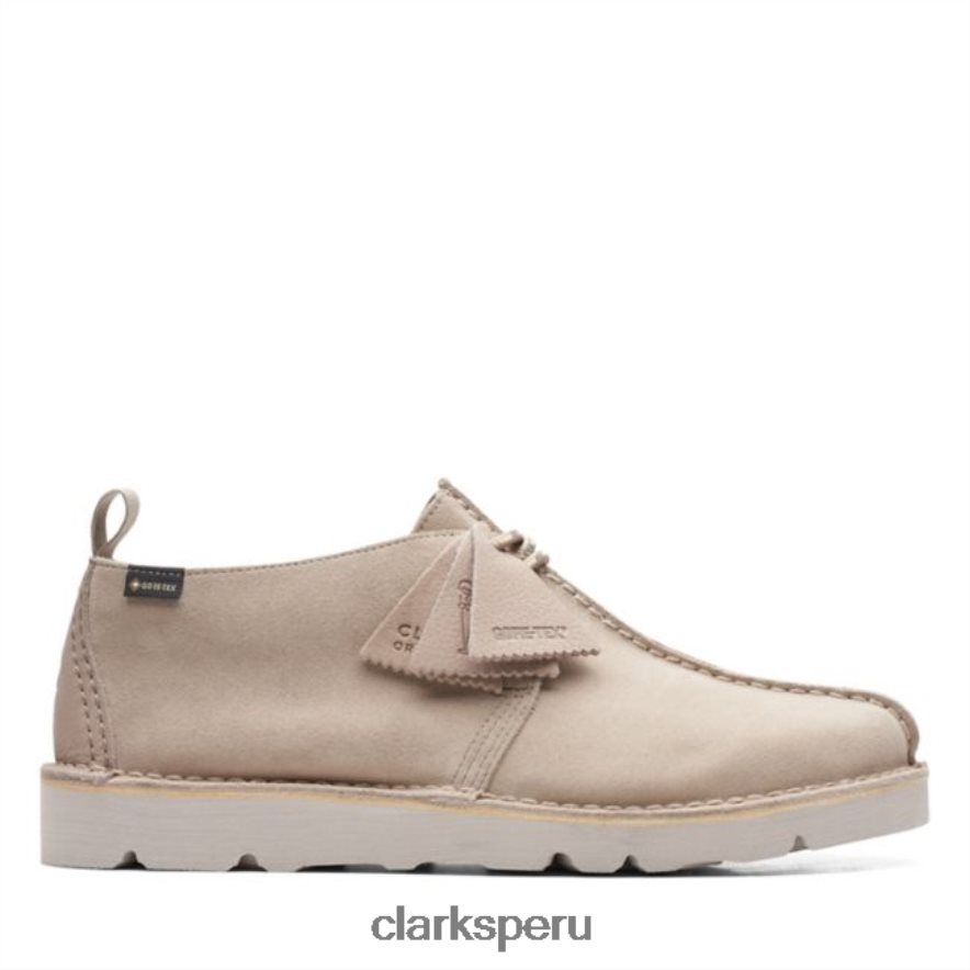 clarks gamuza arena desert trek gore-tex gamuza arena unisexo Clarks 40N4LX5577 gamuza arena