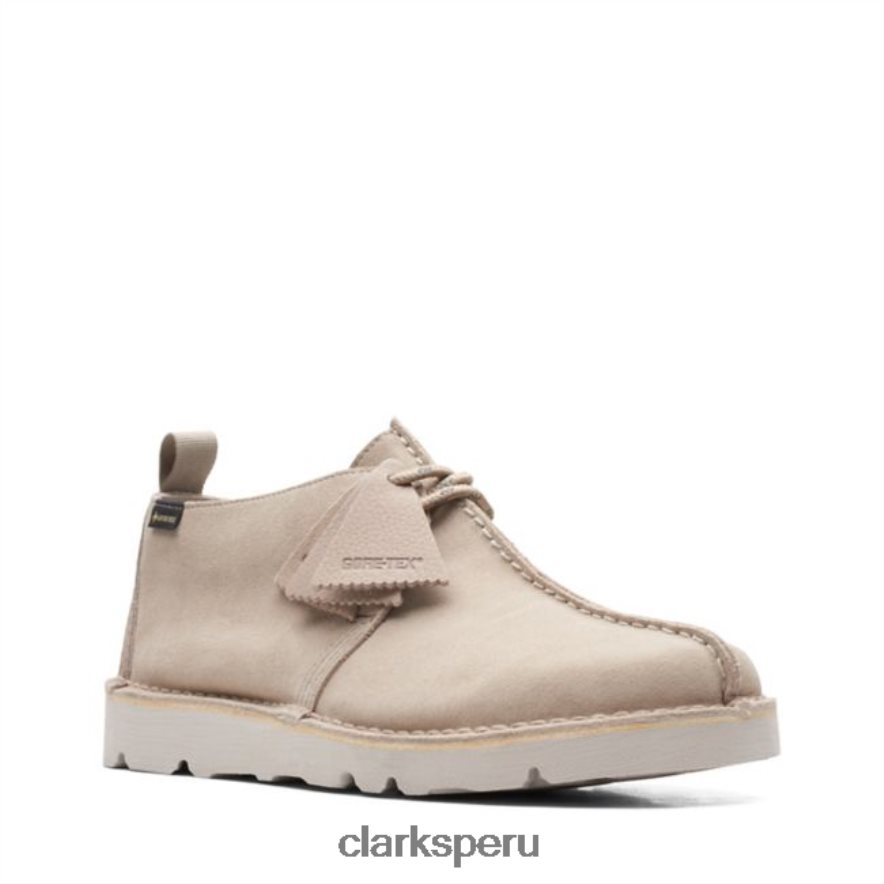 clarks gamuza arena desert trek gore-tex gamuza arena unisexo Clarks 40N4LX5577 gamuza arena