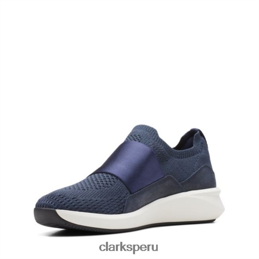 combinación azul marino clarks un rio knit combinación azul marino unisexo Clarks 40N4LX5128 combinación azul marino