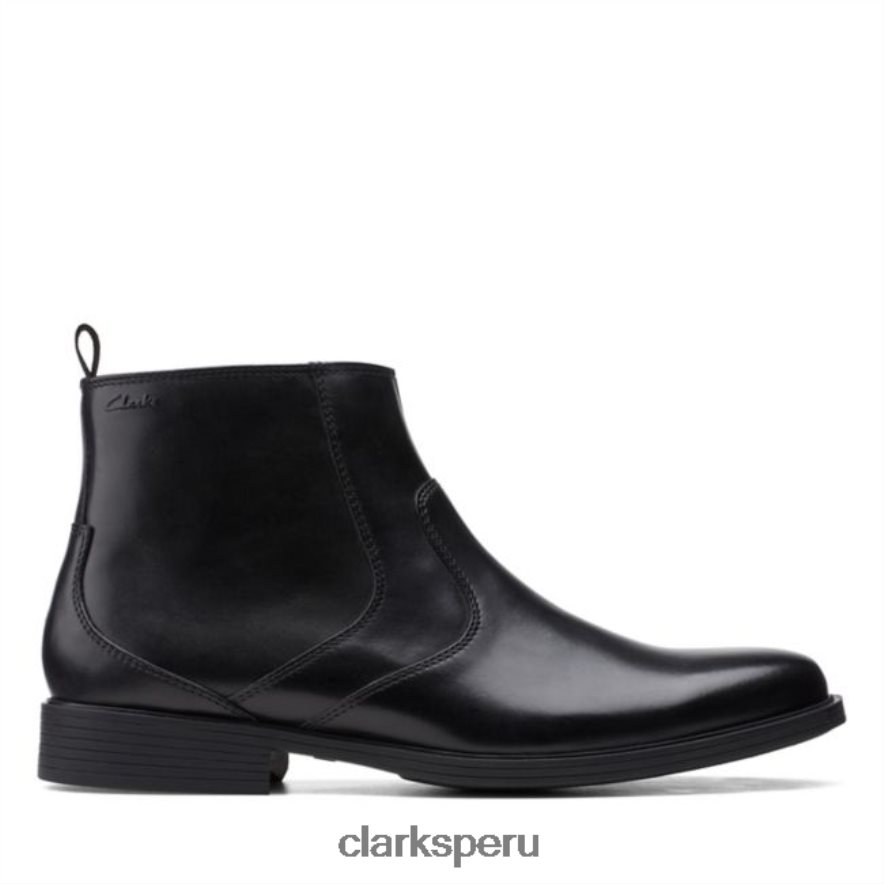 cremallera whiddon cuero negro clarks cuero negro unisexo Clarks 40N4LX6719 cuero negro