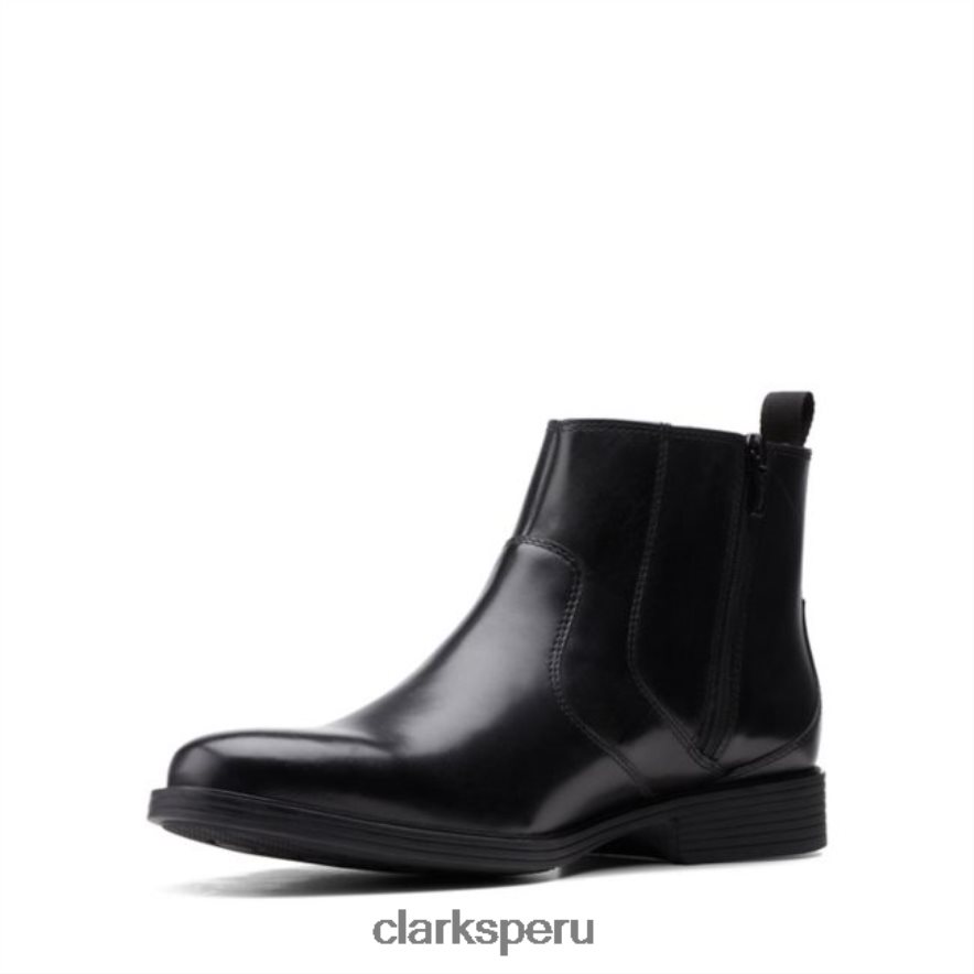 cremallera whiddon cuero negro clarks cuero negro unisexo Clarks 40N4LX6719 cuero negro