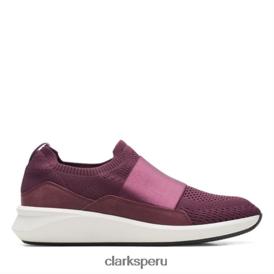 un rio knit merlot combi merlot combi clarks unisexo Clarks 40N4LX6078 merlot combinado