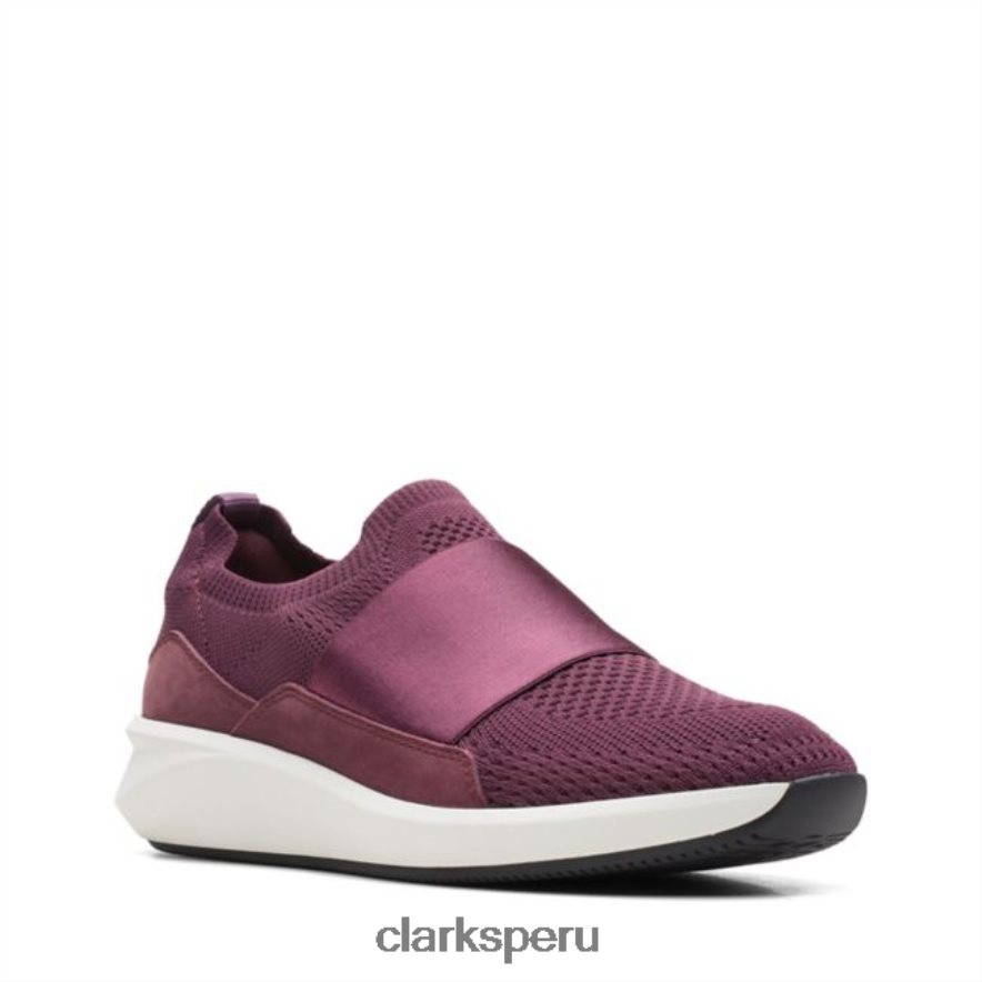 un rio knit merlot combi merlot combi clarks unisexo Clarks 40N4LX6078 merlot combinado