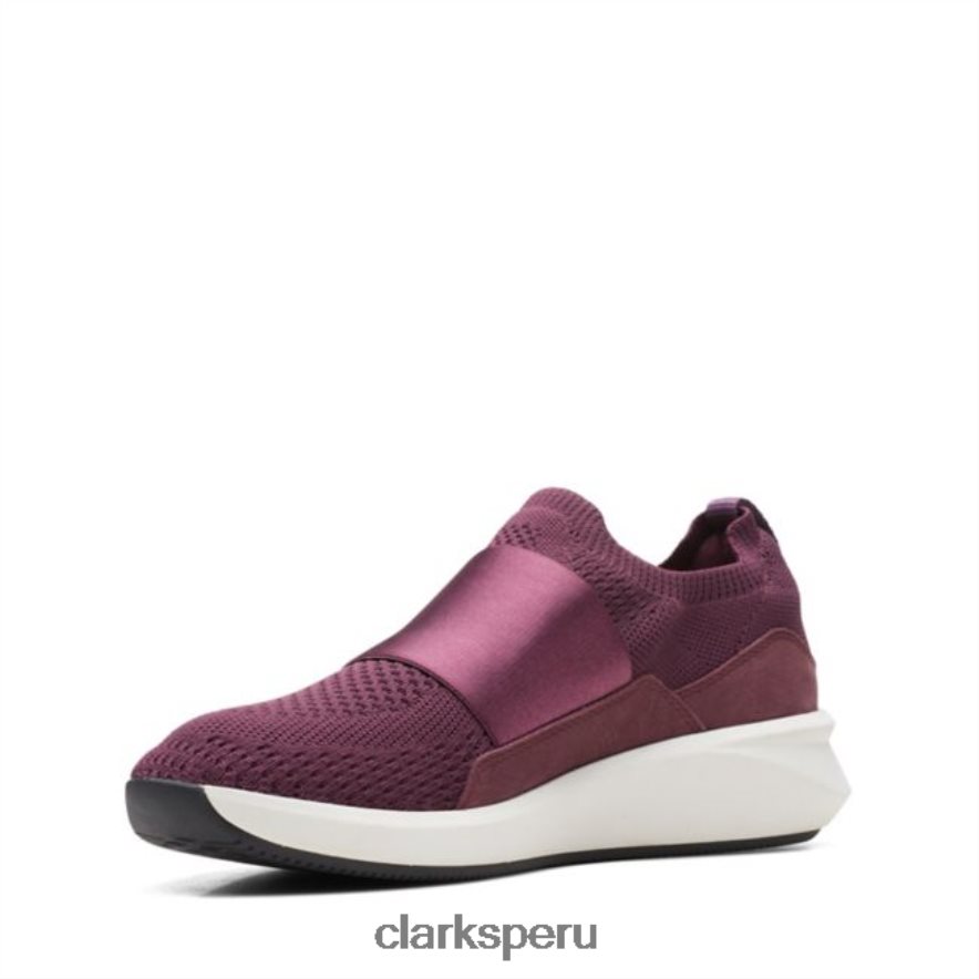 un rio knit merlot combi merlot combi clarks unisexo Clarks 40N4LX6078 merlot combinado