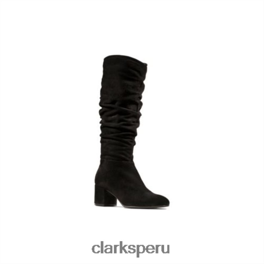 Clarks ante negro transparente slouch unisexo Clarks 40N4LX4233 ante negro