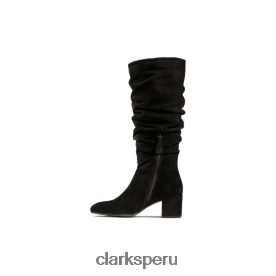 Clarks ante negro transparente slouch unisexo Clarks 40N4LX4233 ante negro