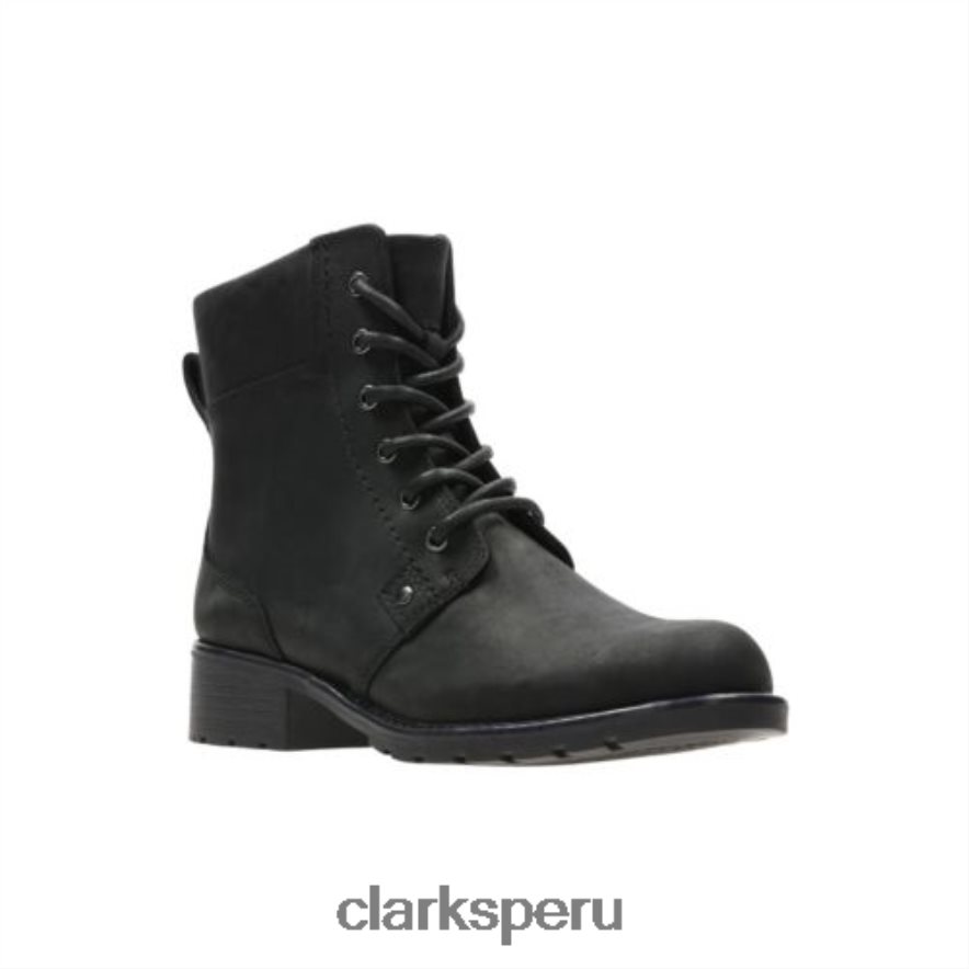 Clarks de cuero negro Orinoco Spice unisexo Clarks 40N4LX4112 cuero negro