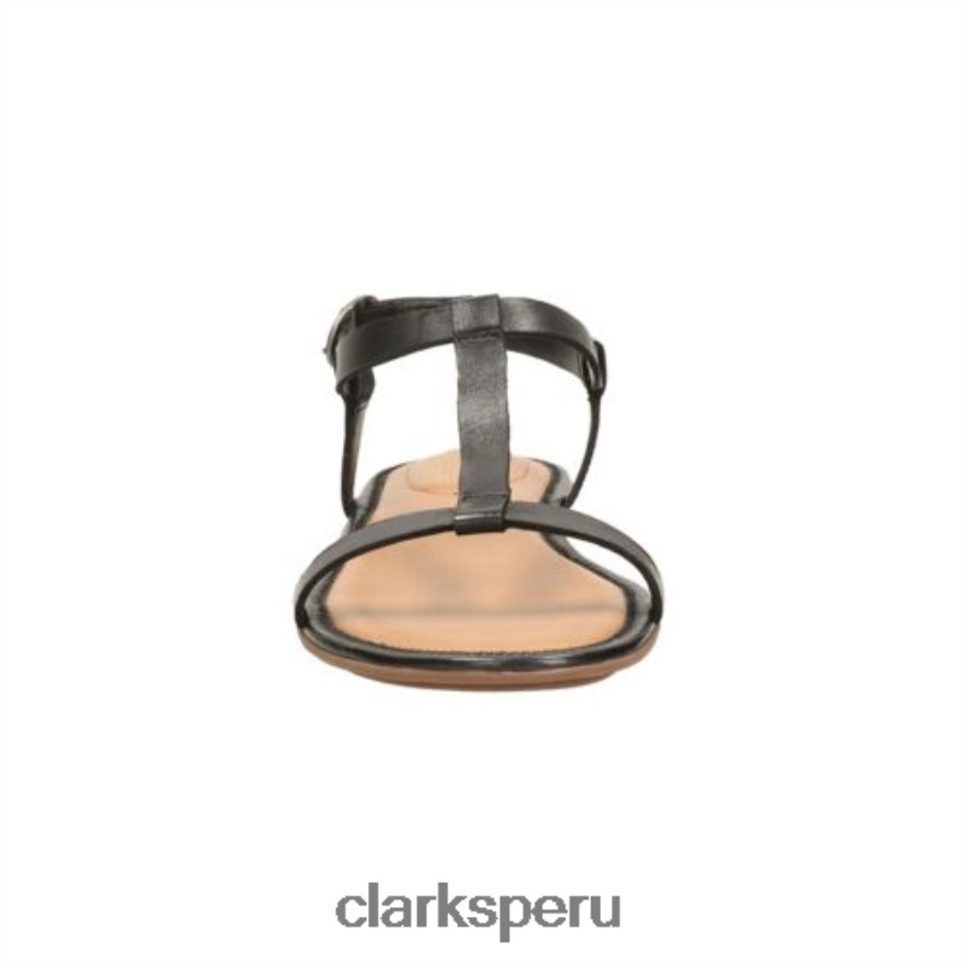 Clarks de cuero negro Risi Hop unisexo Clarks 40N4LX4294 cuero negro