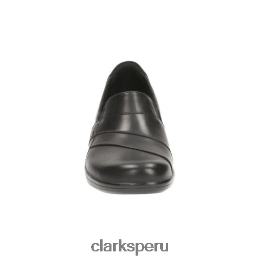 Clarks de cuero negro caléndula unisexo Clarks 40N4LX4072 cuero negro