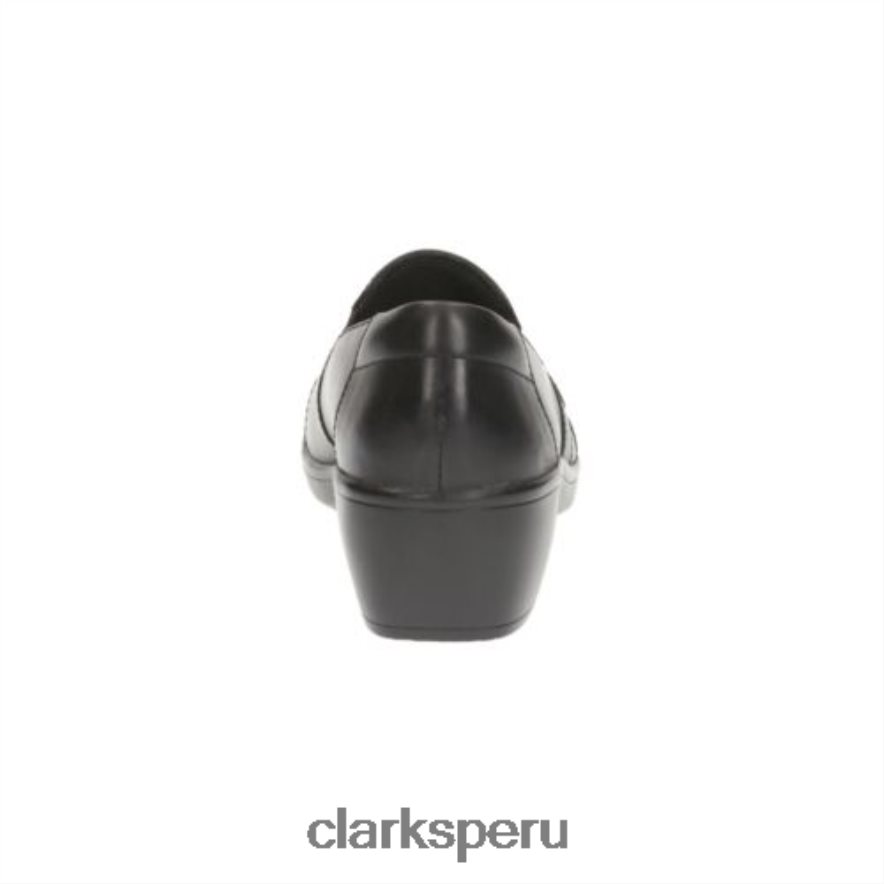 Clarks de cuero negro caléndula unisexo Clarks 40N4LX4072 cuero negro