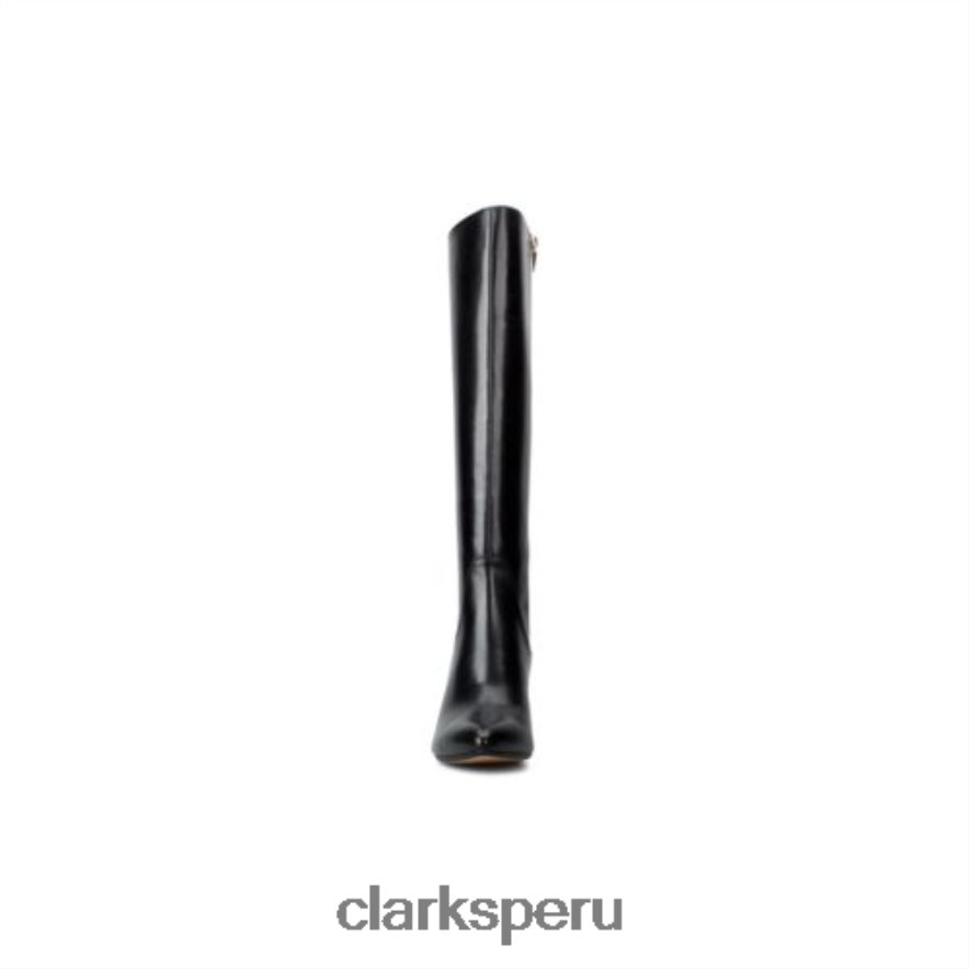 Clarks laina85 hi cuero combinado negro unisexo Clarks 40N4LX4203 cuero combinado negro