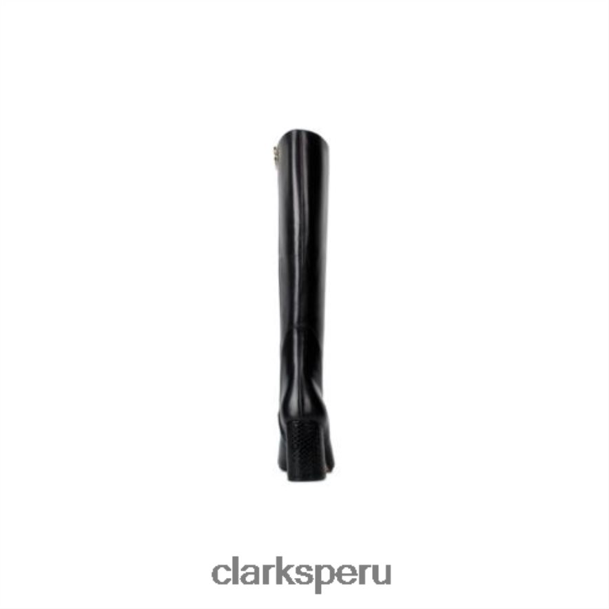 Clarks laina85 hi cuero combinado negro unisexo Clarks 40N4LX4203 cuero combinado negro