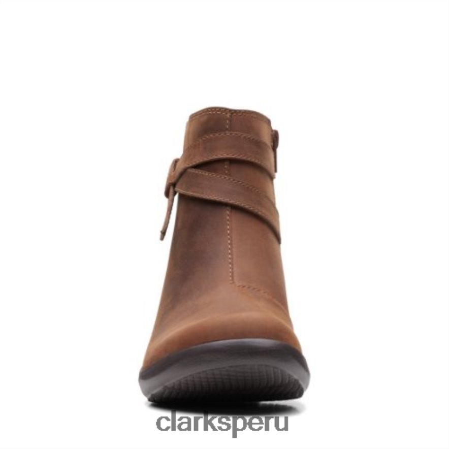angie especia clarks de cuero bronceado oscuro unisexo Clarks 40N4LX4150 cuero bronceado oscuro