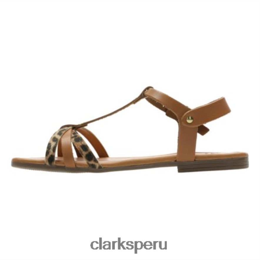 animal print clarks taffrail tulipán unisexo Clarks 40N4LX4280 Huella animal