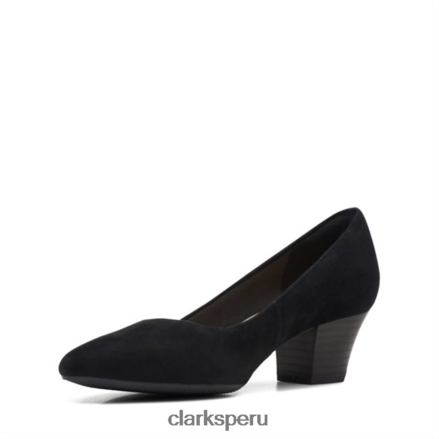 ante negro clarks teresa step ante negro unisexo Clarks 40N4LX6347 ante negro