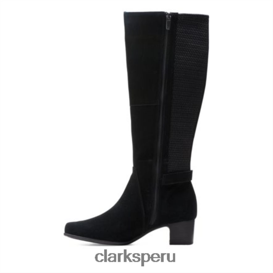 ante negro un damson hi clarks unisexo Clarks 40N4LX4212 ante negro