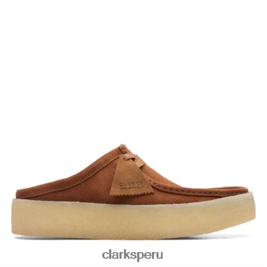 ante tostado clarks wallabee cup lo ante tostado unisexo Clarks 40N4LX6080 gamuza color canela