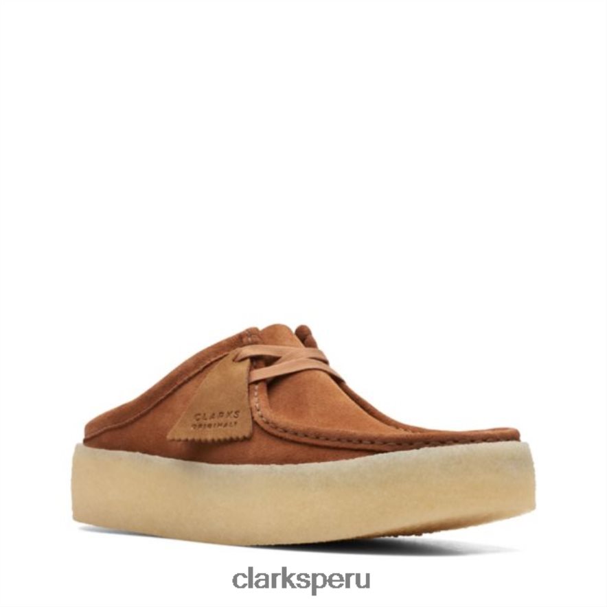 ante tostado clarks wallabee cup lo ante tostado unisexo Clarks 40N4LX6080 gamuza color canela