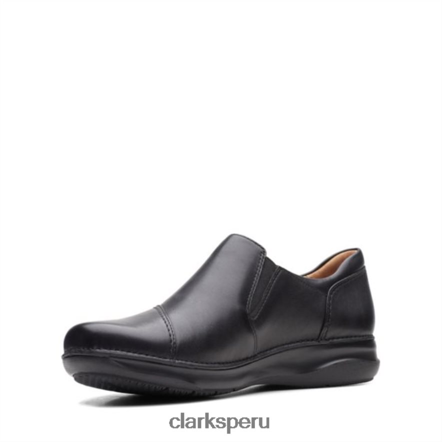 appley zip cuero negro clarks de cuero negro unisexo Clarks 40N4LX5086 cuero negro