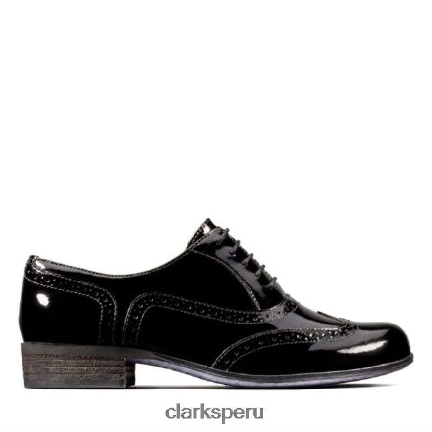charol negro clarks hamble roble charol negro unisexo Clarks 40N4LX5048 charol negro