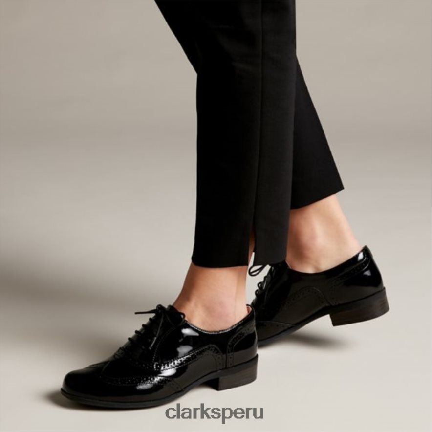 charol negro clarks hamble roble charol negro unisexo Clarks 40N4LX5048 charol negro