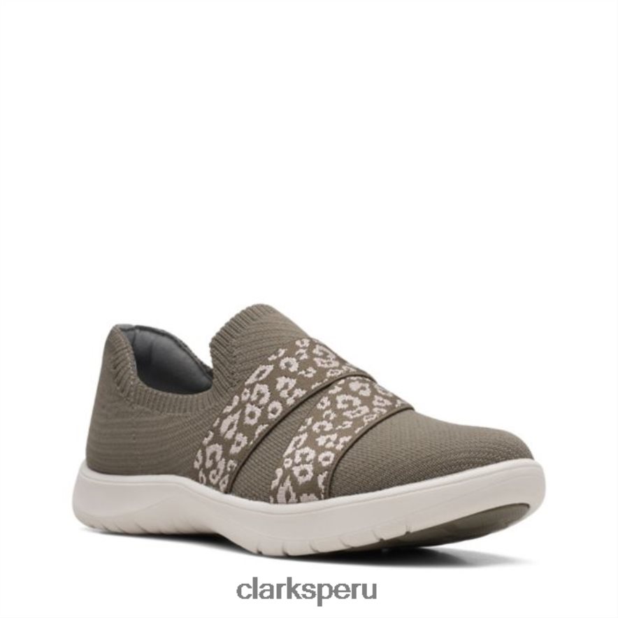 clarks adella stride oliva oscuro oliva oscuro unisexo Clarks 40N4LX6226 oliva oscuro