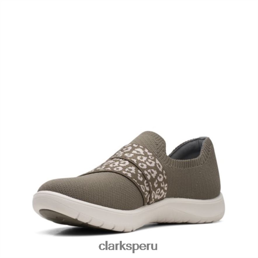 clarks adella stride oliva oscuro oliva oscuro unisexo Clarks 40N4LX6226 oliva oscuro