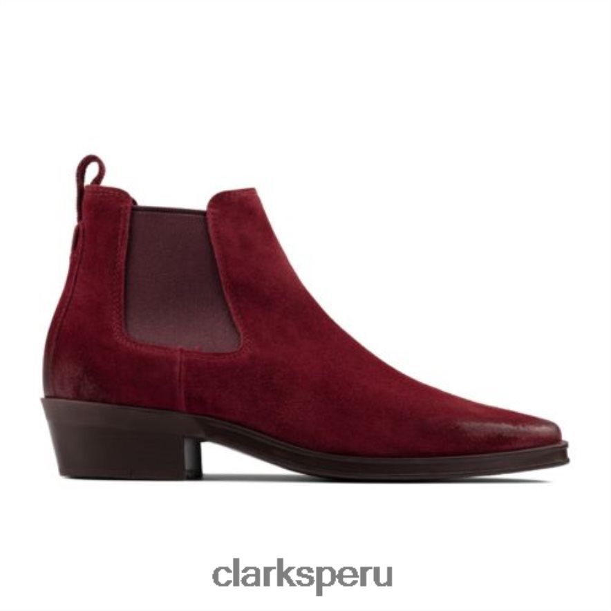 clarks alcina top merlot ante unisexo Clarks 40N4LX4205 ante merlot