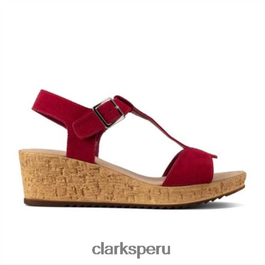 clarks ante fucsia rissa sun unisexo Clarks 40N4LX4275 gamuza fucsia