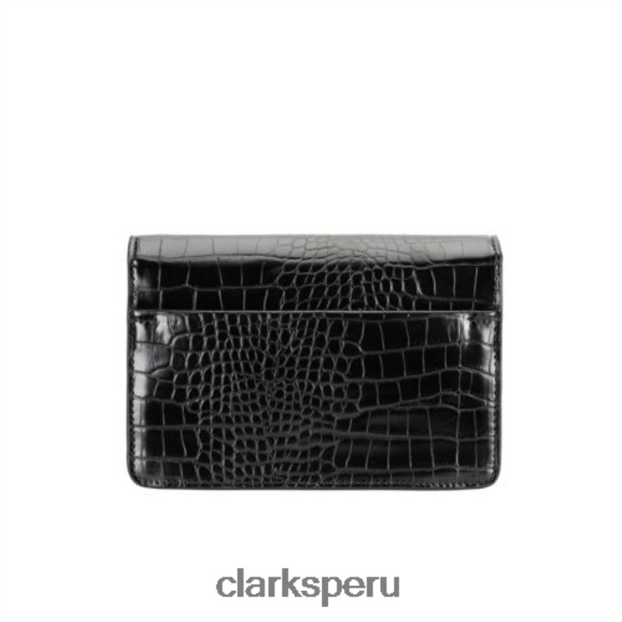 clarks black croc treen wil low unisexo Clarks 40N4LX4305 cocodrilo negro