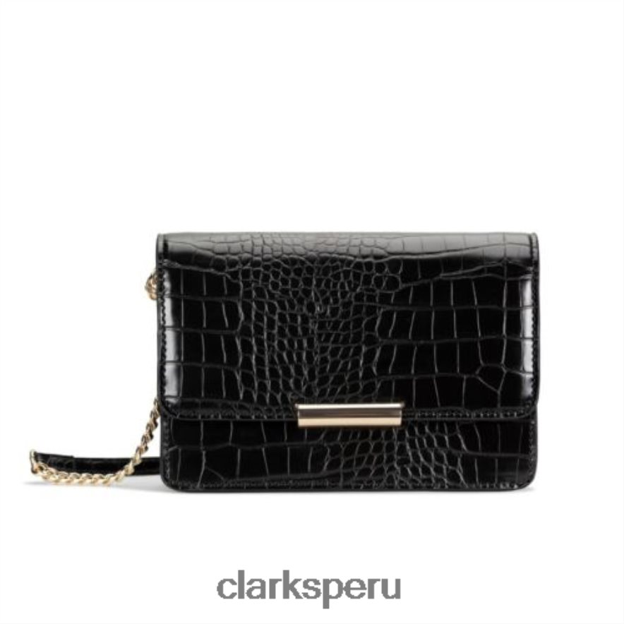 clarks black croc treen wil low unisexo Clarks 40N4LX4305 cocodrilo negro