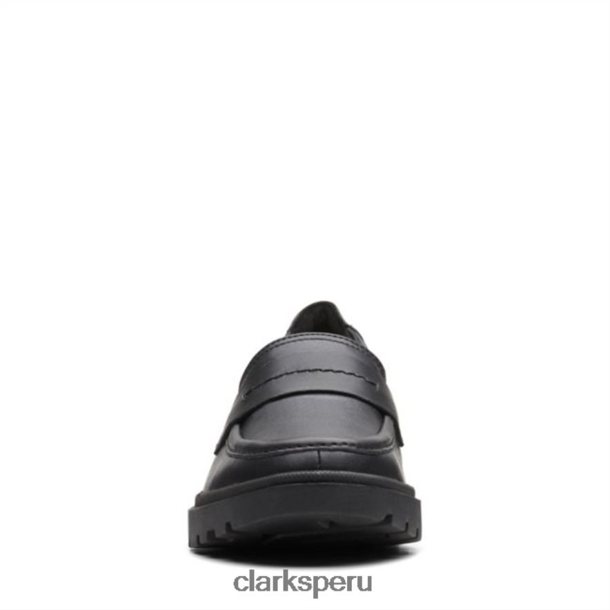 clarks calla facilidad cuero negro cuero negro unisexo Clarks 40N4LX6242 cuero negro