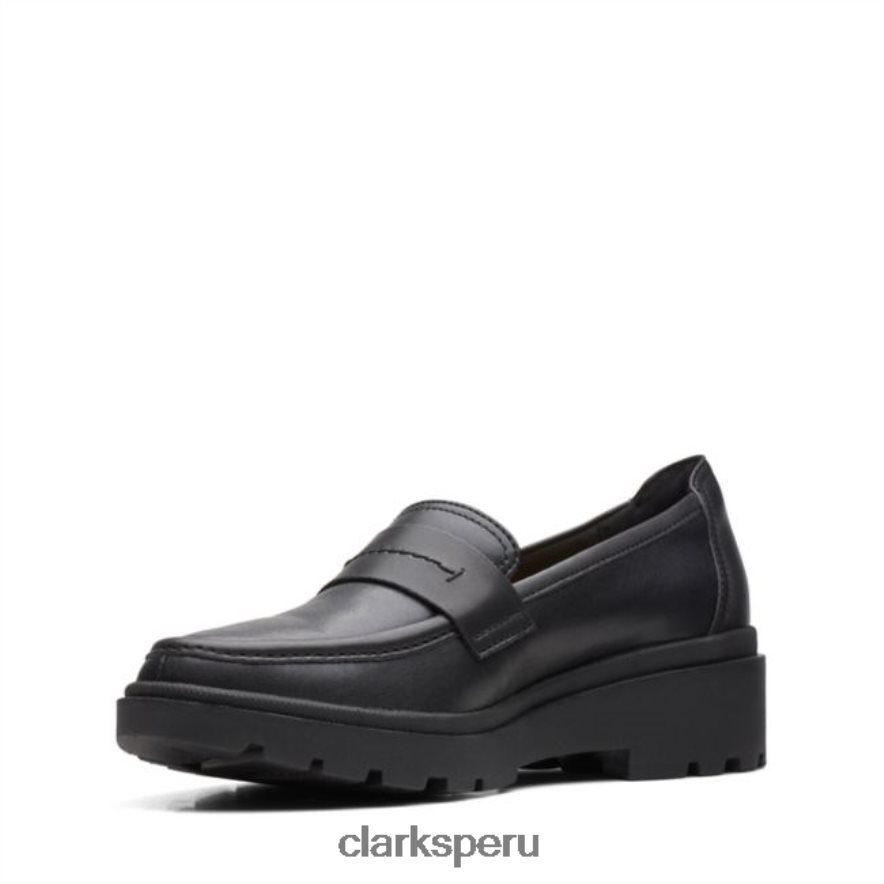 clarks calla facilidad cuero negro cuero negro unisexo Clarks 40N4LX6242 cuero negro