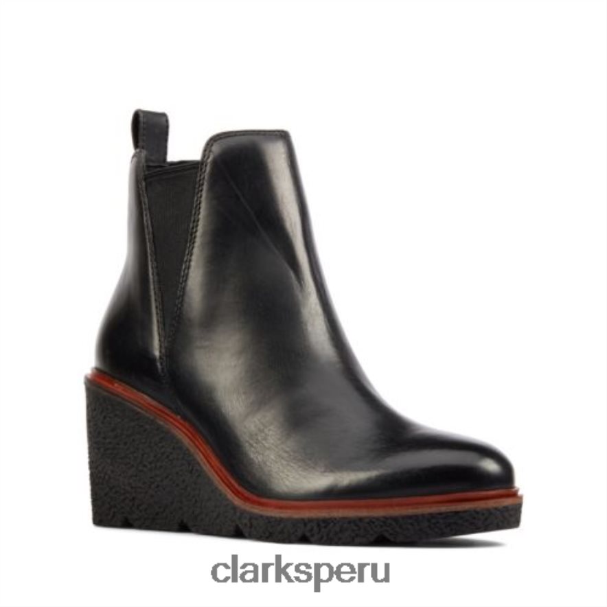 clarks clarkford top cuero negro unisexo Clarks 40N4LX4142 cuero negro