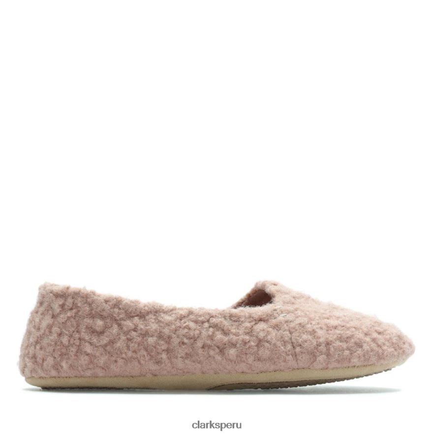 clarks cozily curl rosa rosa unisexo Clarks 40N4LX5146 rosa