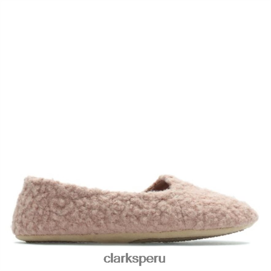 clarks cozily curl rosa rosa unisexo Clarks 40N4LX5146 rosa