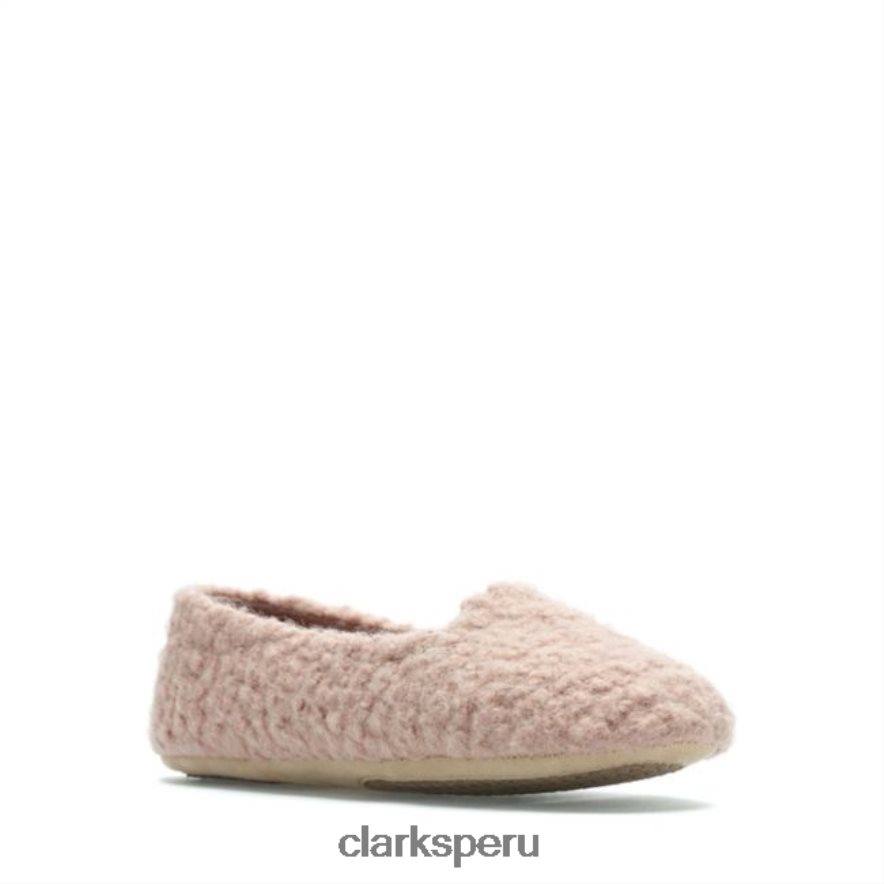 clarks cozily curl rosa rosa unisexo Clarks 40N4LX5146 rosa