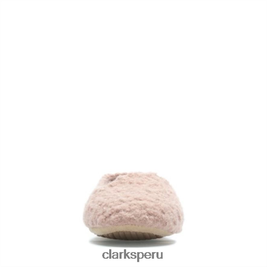 clarks cozily curl rosa rosa unisexo Clarks 40N4LX5146 rosa