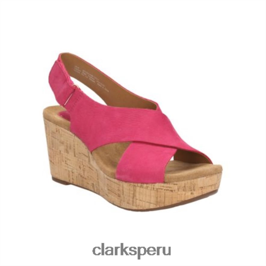 clarks cuero fucsia caslynn shae unisexo Clarks 40N4LX4288 cuero fucsia