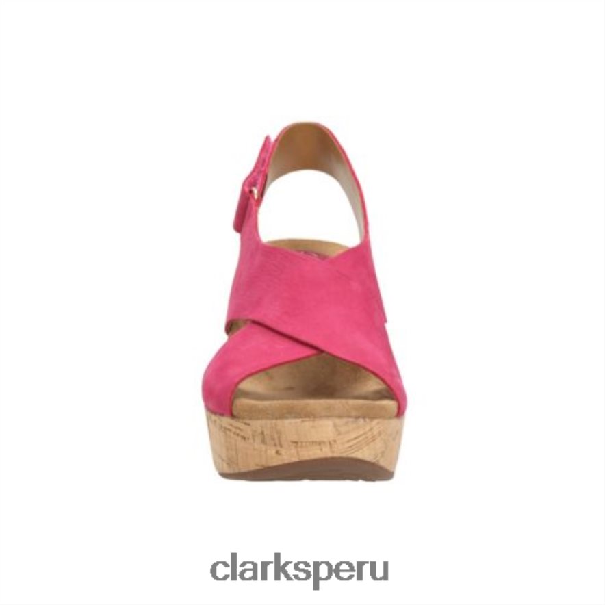 clarks cuero fucsia caslynn shae unisexo Clarks 40N4LX4288 cuero fucsia