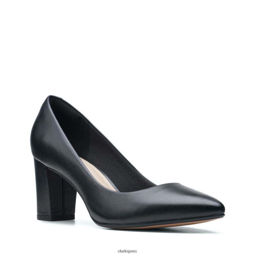 clarks cuero negro aubrie sol unisexo Clarks 40N4LX3339 cuero negro