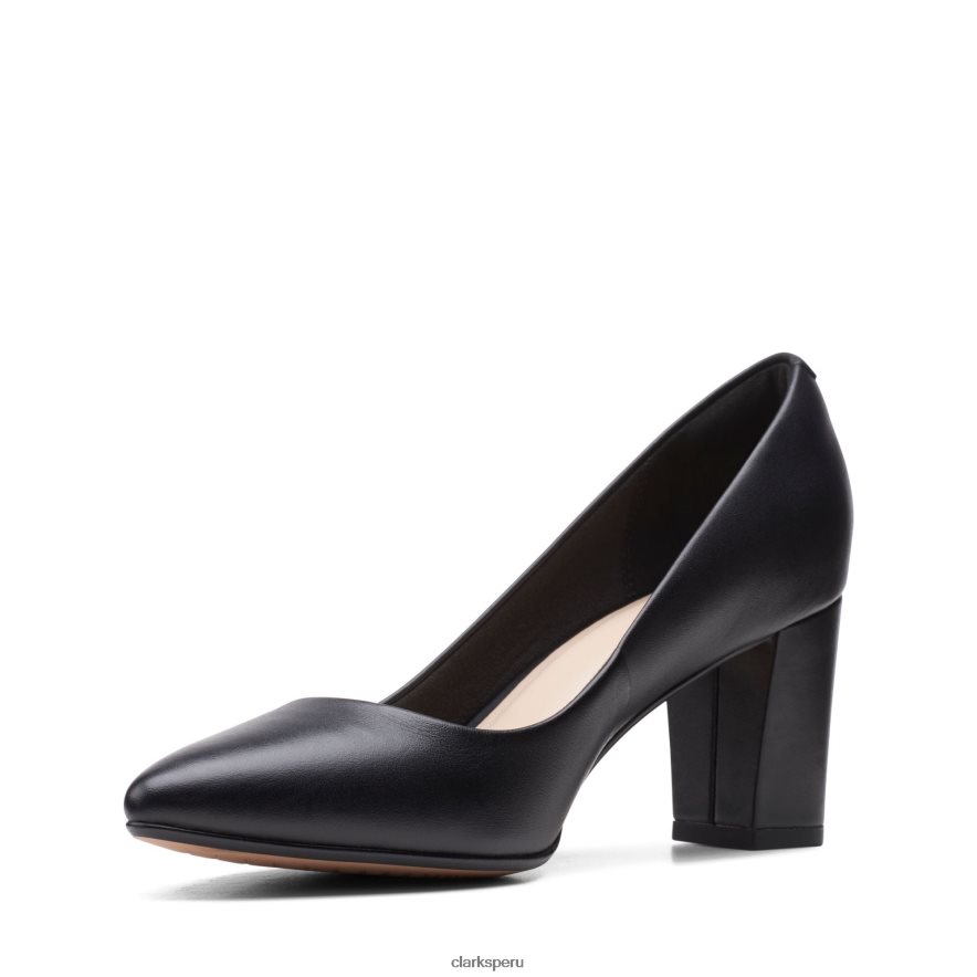 clarks cuero negro aubrie sol unisexo Clarks 40N4LX3339 cuero negro