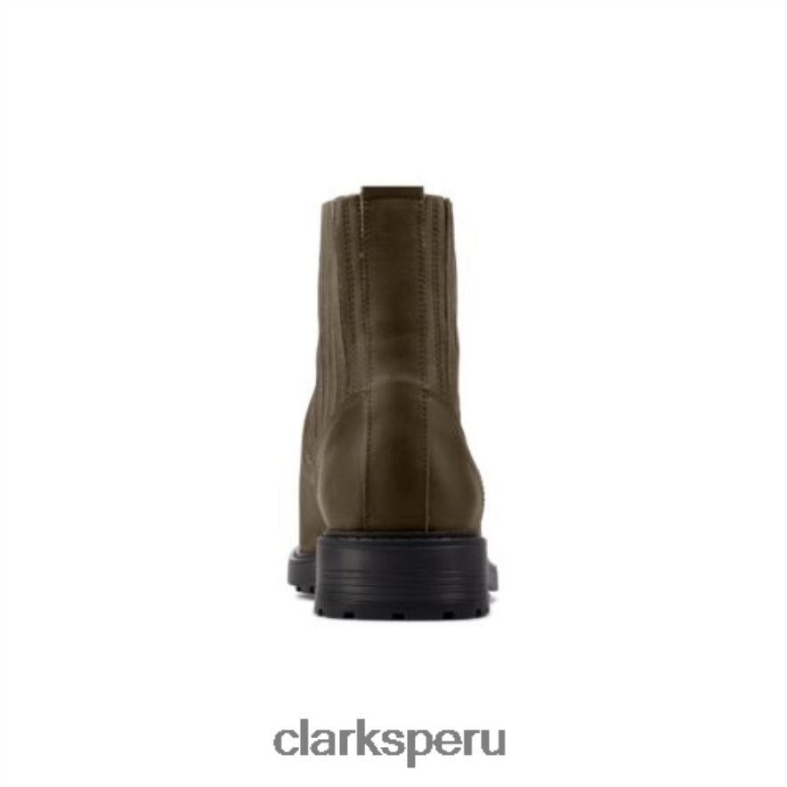 clarks cuero oliva oscuro orinoco2 mid unisexo Clarks 40N4LX4137 cuero oliva oscuro