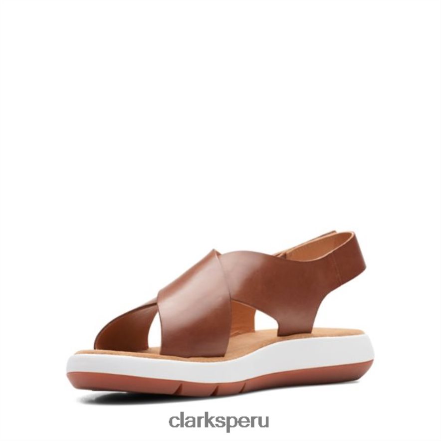 clarks cuero tostado oscuro jemsa cross cuero tostado oscuro unisexo Clarks 40N4LX6369 cuero bronceado oscuro