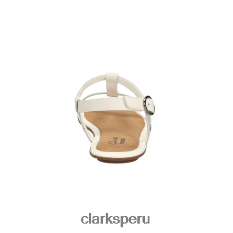 clarks de cuero blanco risi hop unisexo Clarks 40N4LX4291 cuero blanco
