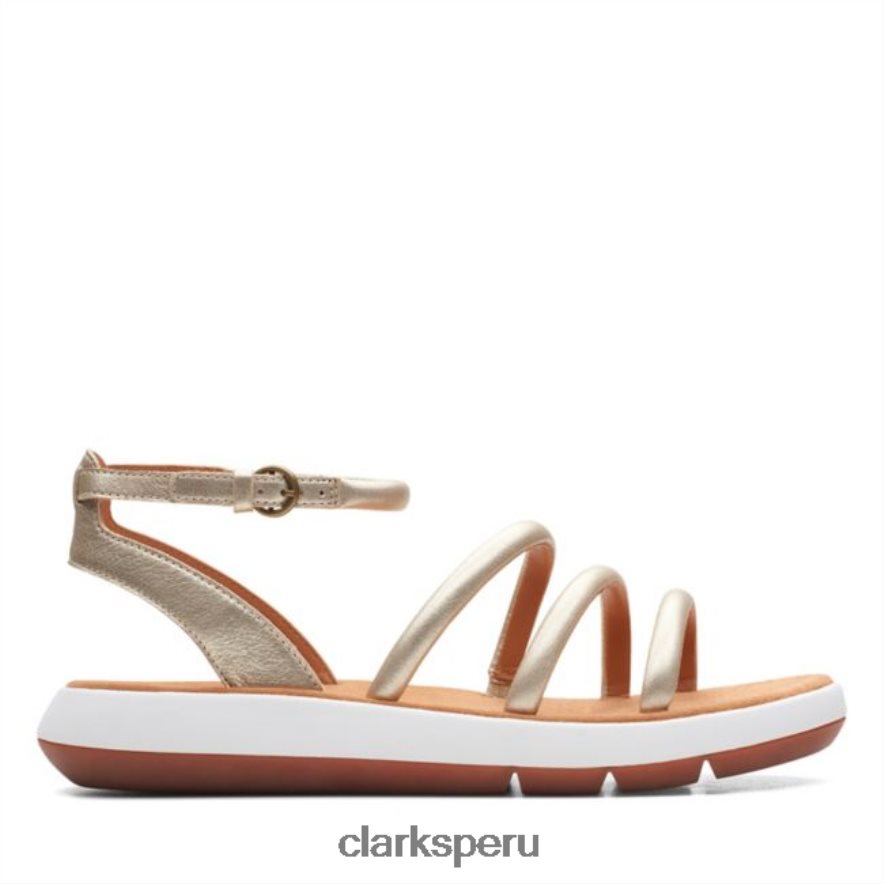 clarks de cuero champagne estilo jemsa champagne leather unisexo Clarks 40N4LX6380 cuero champán